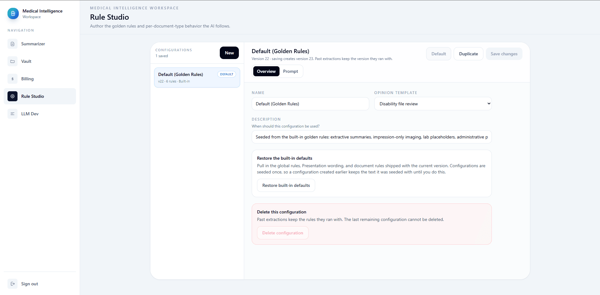 AI medical records consultant screenshot 2